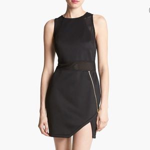 ASTR solid black dress